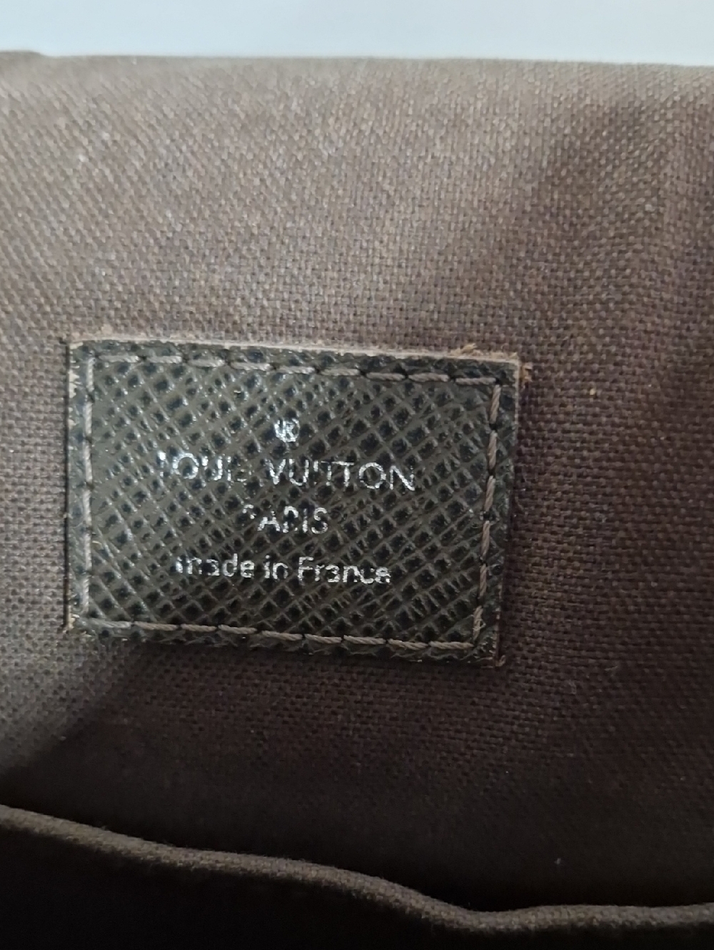Louis Vuitton Dark Brown Taiga Leather Messenger Bag - Picture 8 of 12